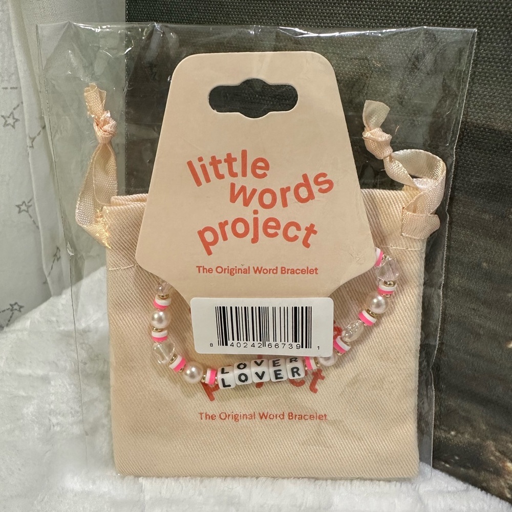 Nwt $28 Little Words Project Stretch Friendship Bracelet Taylor Swift Lover